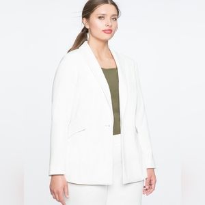 Eloquii White Blazer - size 14
